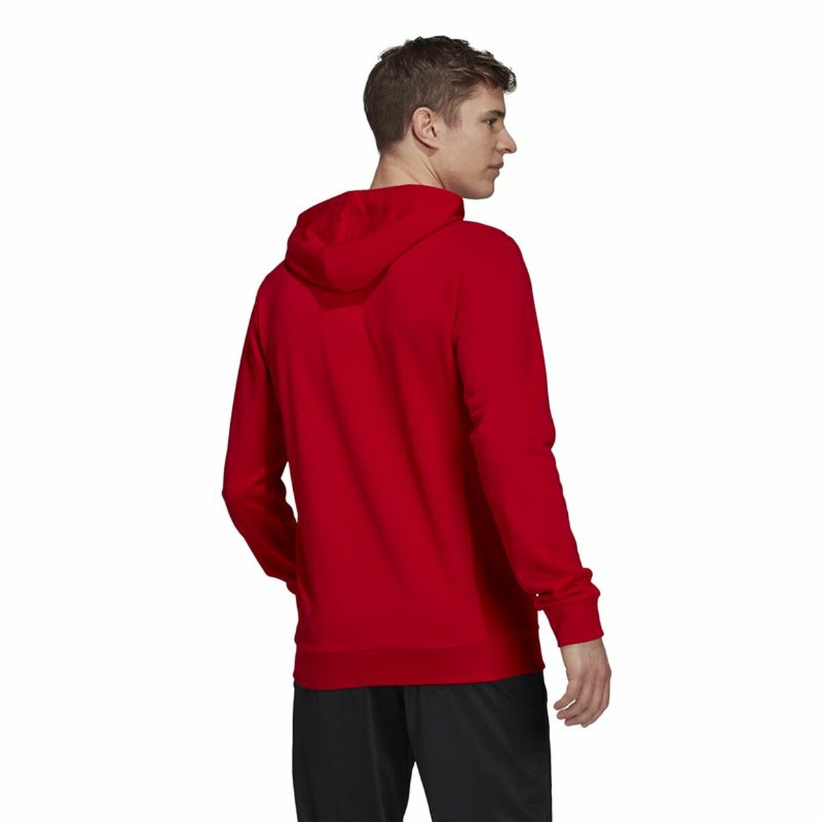 Tröja med huva Herr Adidas Essentials Big Logo Röd - 7
