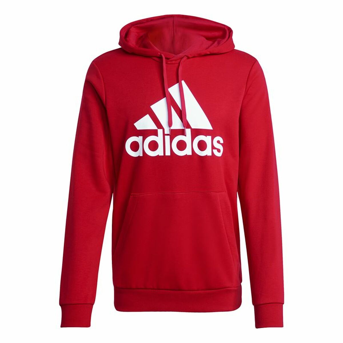 Tröja med huva Herr Adidas Essentials Big Logo Röd - 3