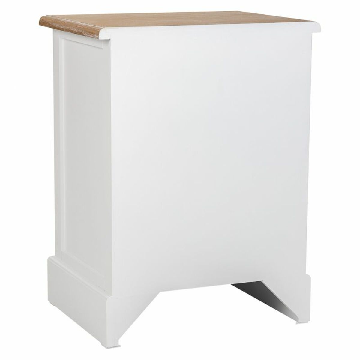 Nattduksbord Alexandra House Living Vit Brun 35 x 60 x 45 cm - 7
