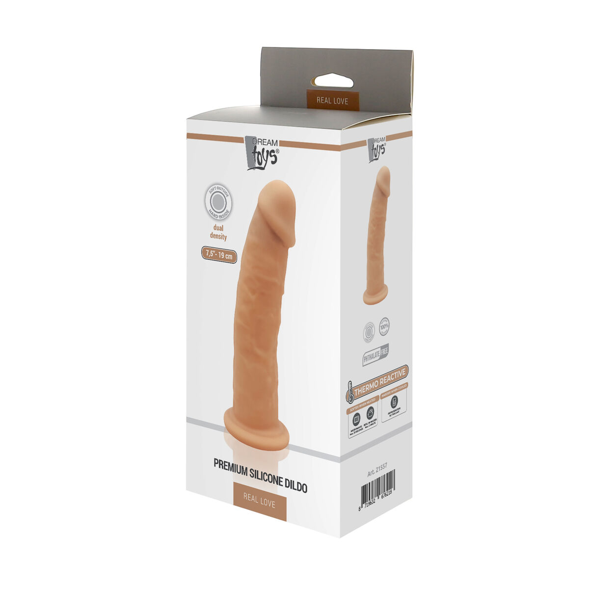 Realistisk dildo Dream Toys Essentials Silikon Ø 4,4 cm - 3