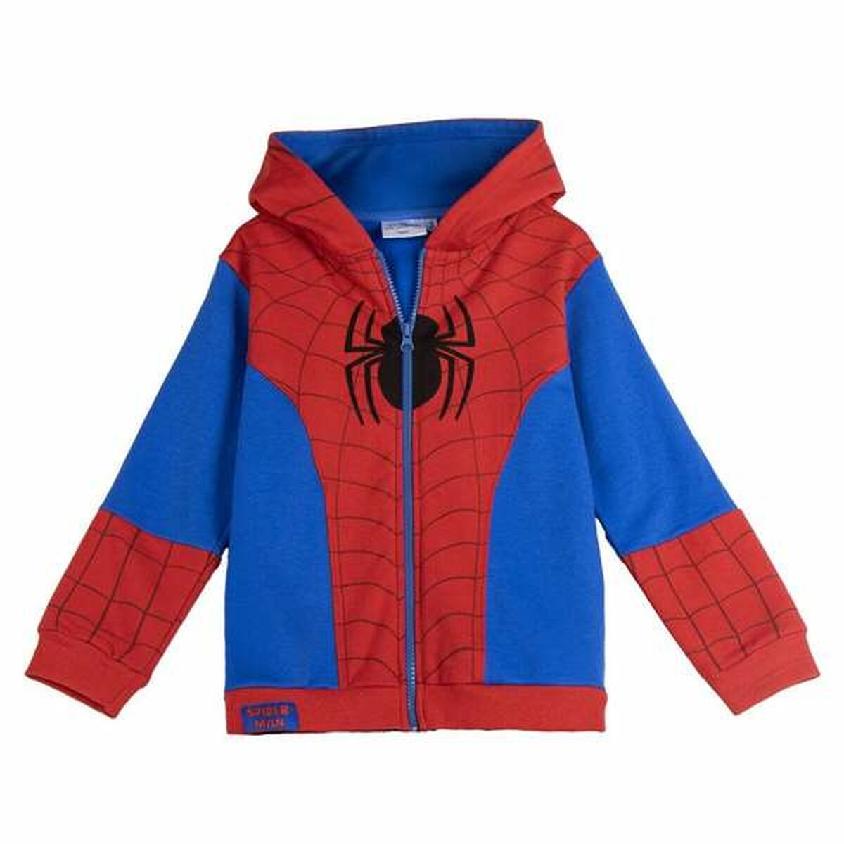 Tröja med huva Unisex Spider-Man Röd