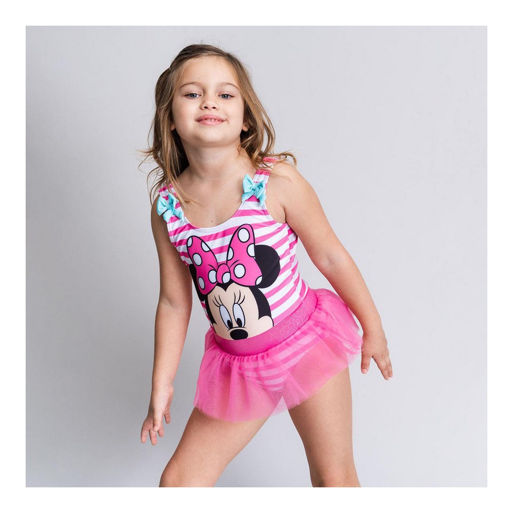 Baddräkt, Flickor Minnie Mouse Rosa - 3