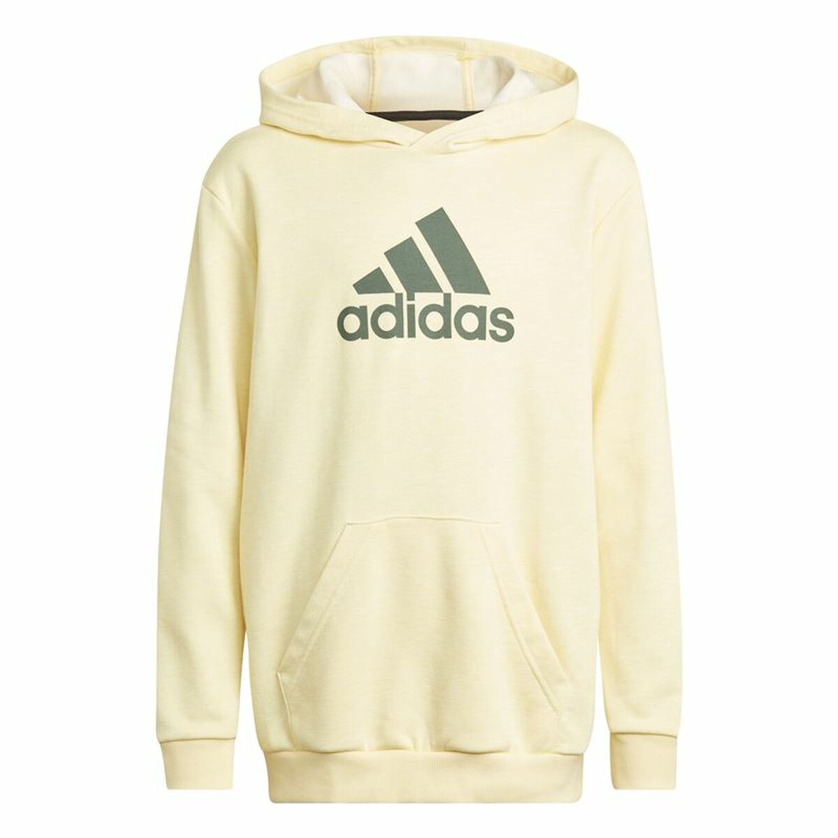Tröja med huva Barn Adidas Future Icons Badge of Sport Gul - 5