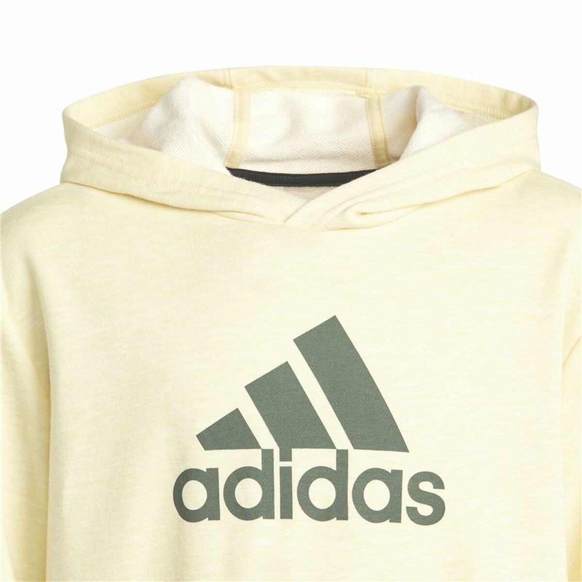 Tröja med huva Barn Adidas Future Icons Badge of Sport Gul - 10