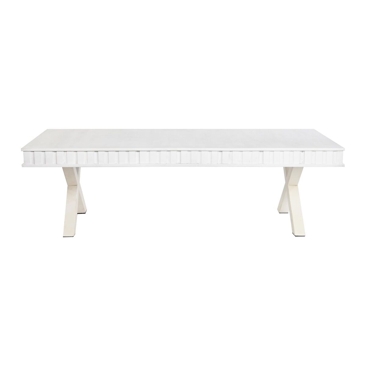 Soffbord DKD Home Decor 140 x 70 x 42 cm Metall Mangoträ - 2