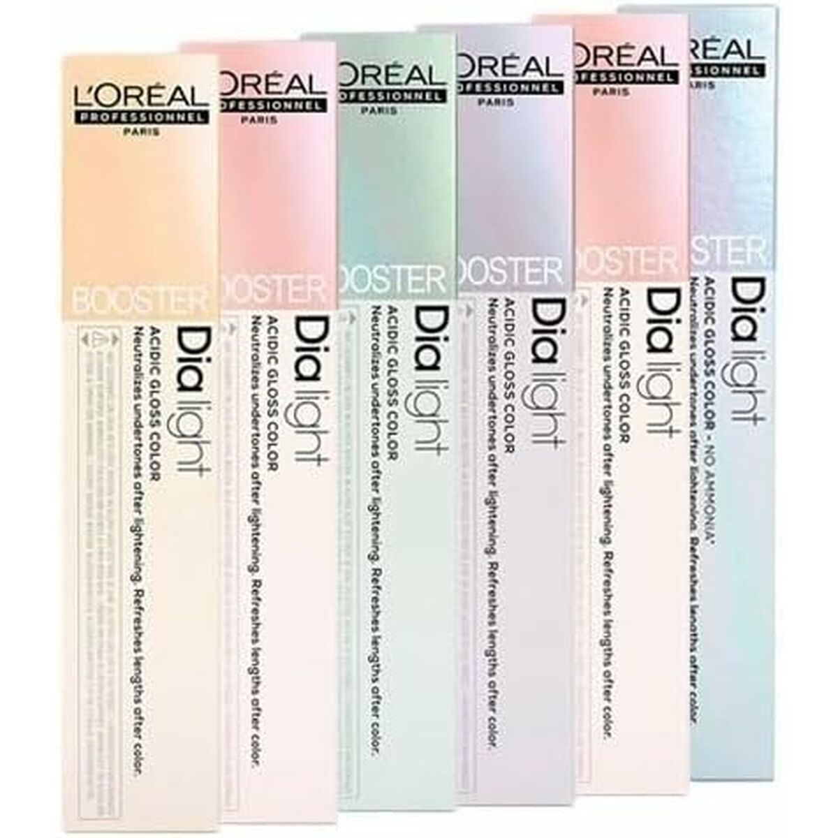 Permanent färg L'Oreal Professionnel Paris Dia Light Boost Ljust rödbrunt 50 ml - 2