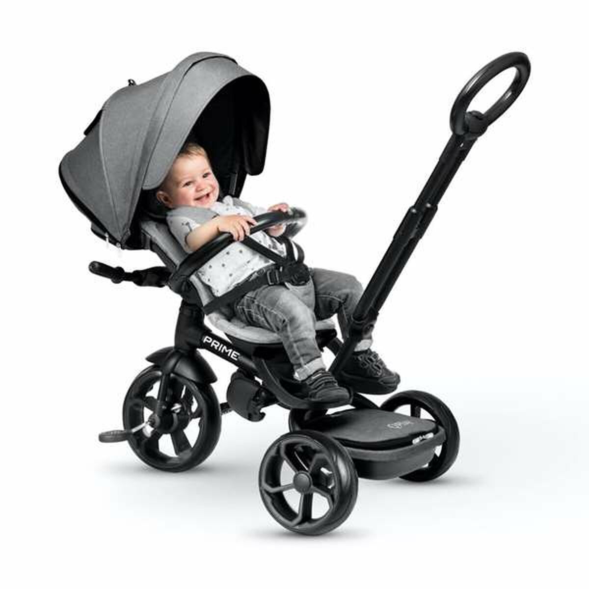 Trehjuling New Prime Grå - 2