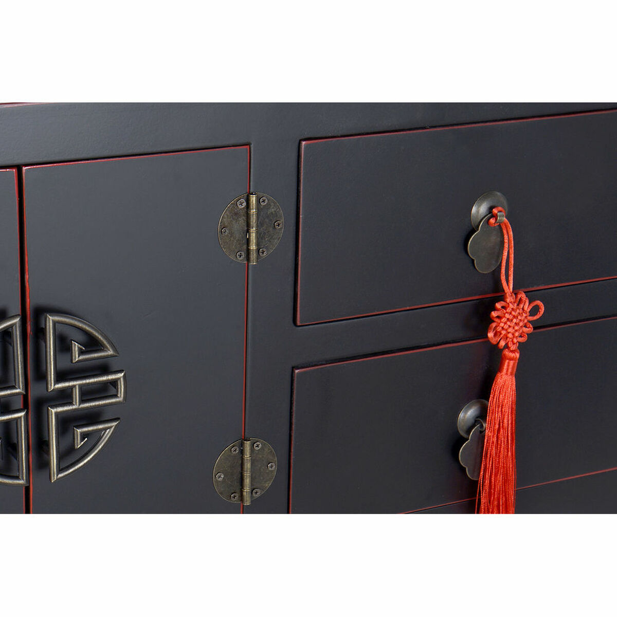 Mottagare DKD Home Decor Svart 63 x 26 x 83 cm - 3