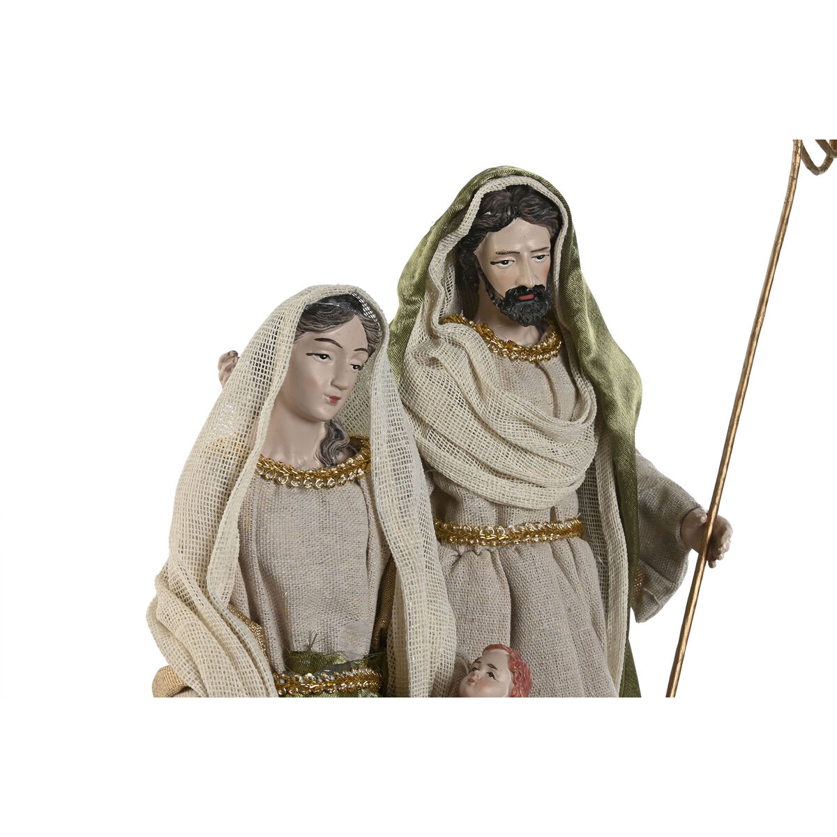 Julkrubba-set Home ESPRIT Grön Beige 27 x 24 x 40 cm - 2