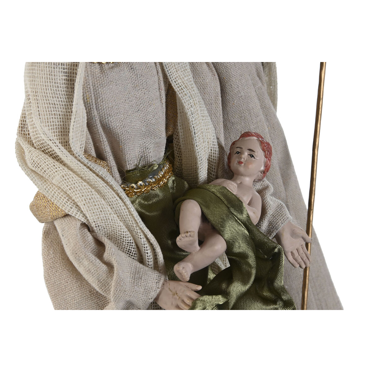 Julkrubba-set Home ESPRIT Grön Beige 27 x 24 x 40 cm - 3