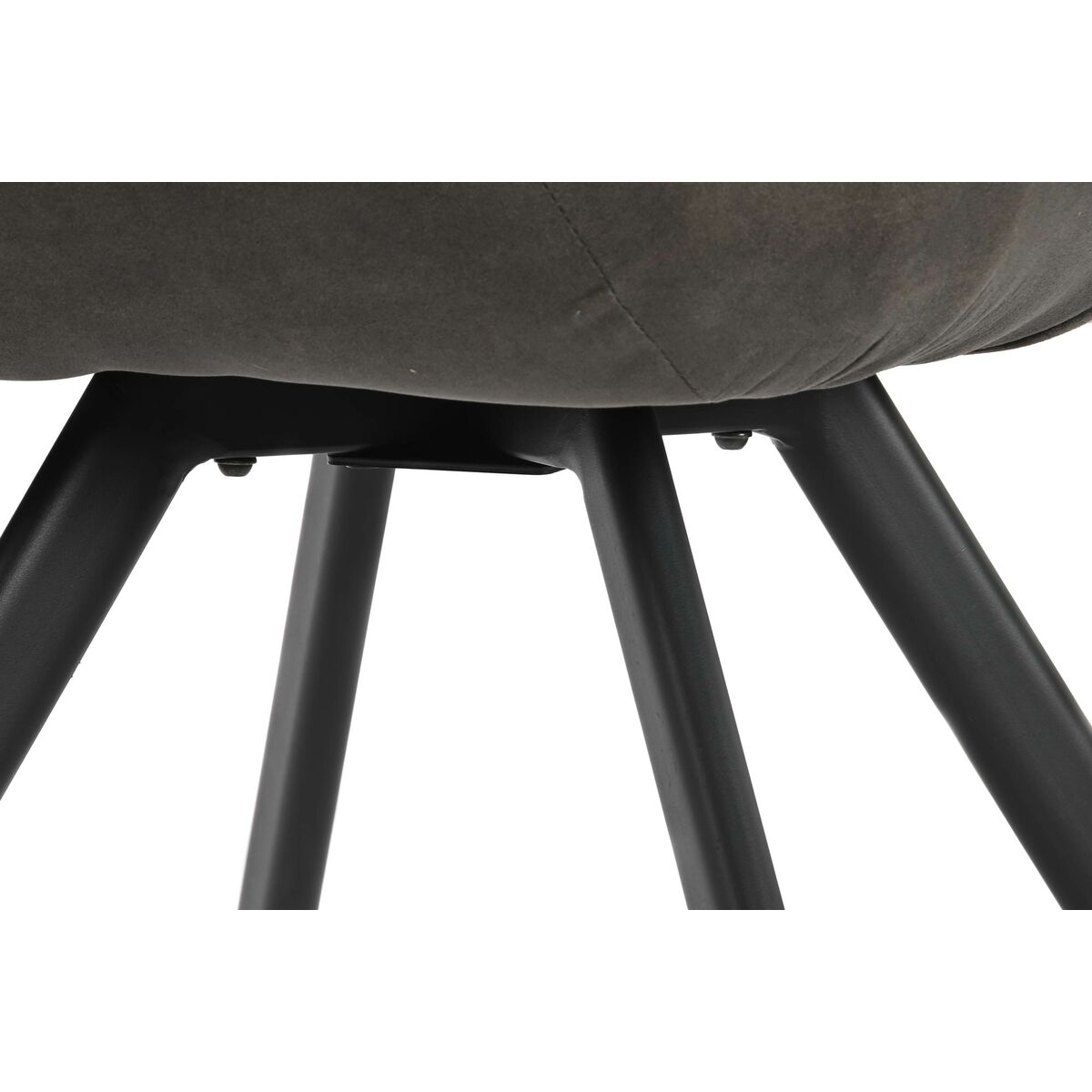 Stol DKD Home Decor Svart Mörkbrun Mörkgrå 64 x 67 x 85 cm - 7
