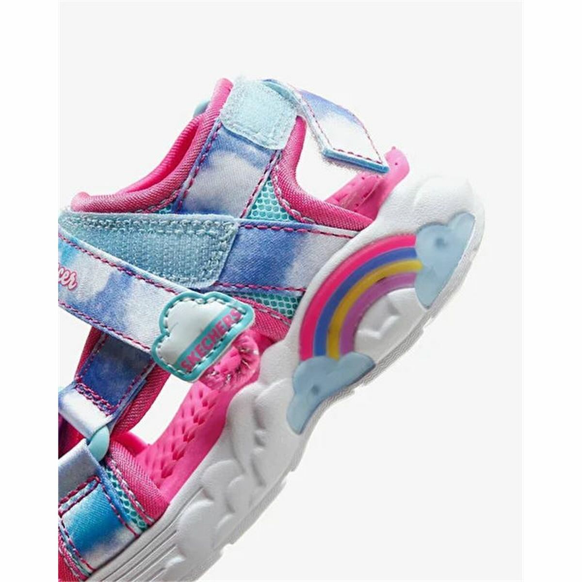Sandaler till barn Skechers Rainbow Racer Blå - 7