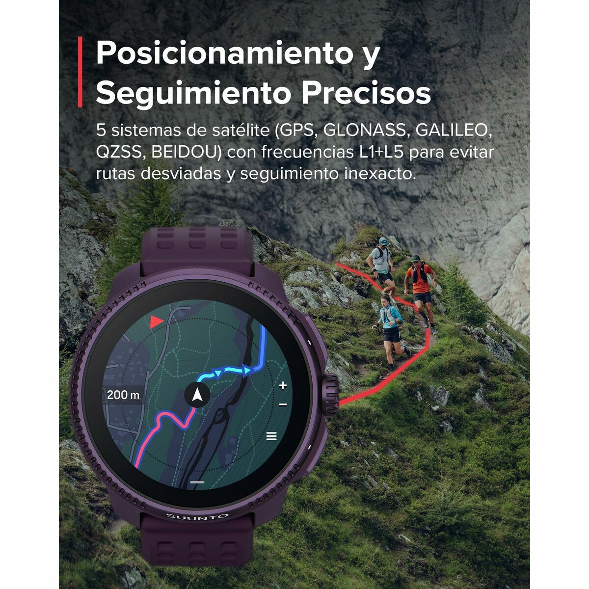 Smartklocka Suunto SS050933000 Violett - 3