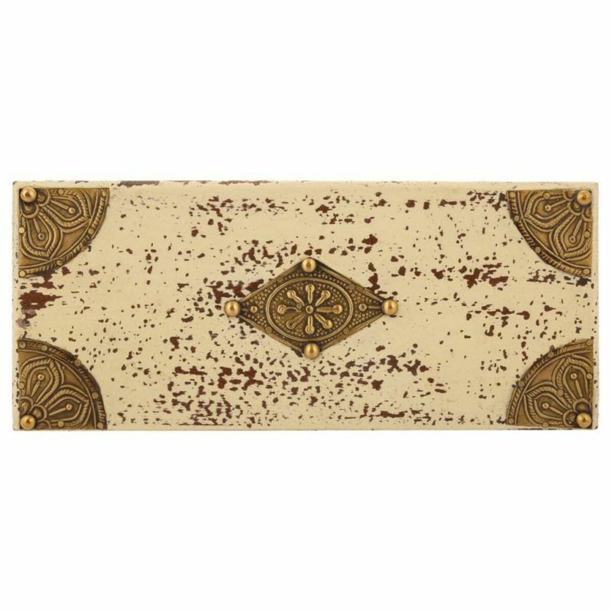 Smyckeskrin Alexandra House Living Kräm Mangoträ 10 x 19 x 24 cm 5 lådor - 3