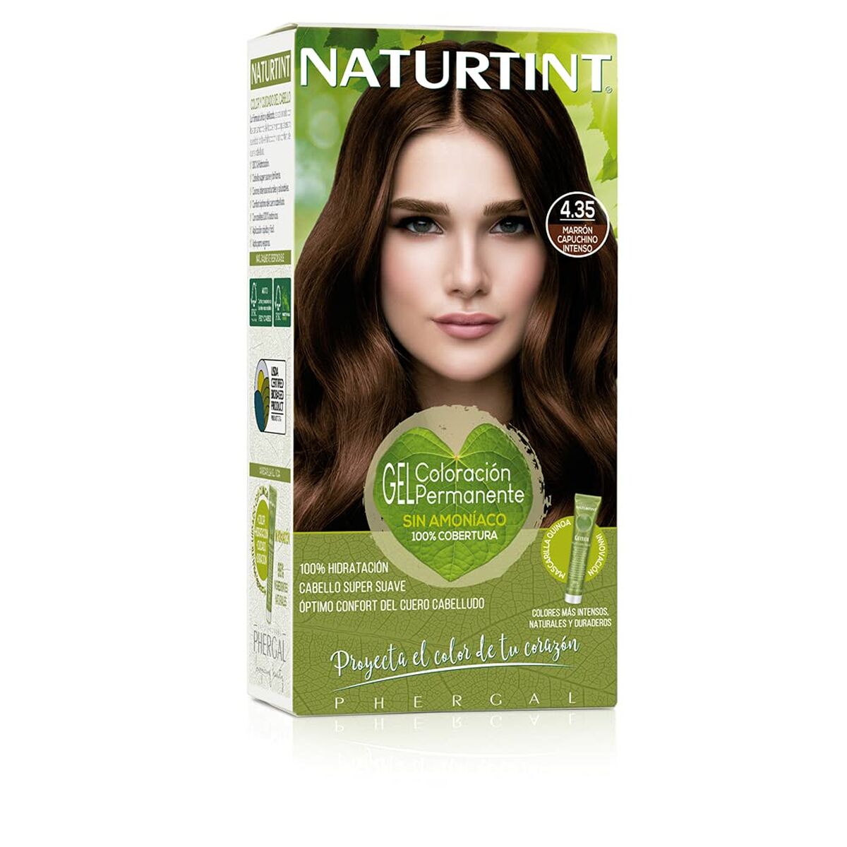 Permanent färg Naturtint Naturtint 4.35 marrón capuccino intenso Nº 4.35 Marron Capuccino Intenso Nº 4.35-Marron Capuccino Inten