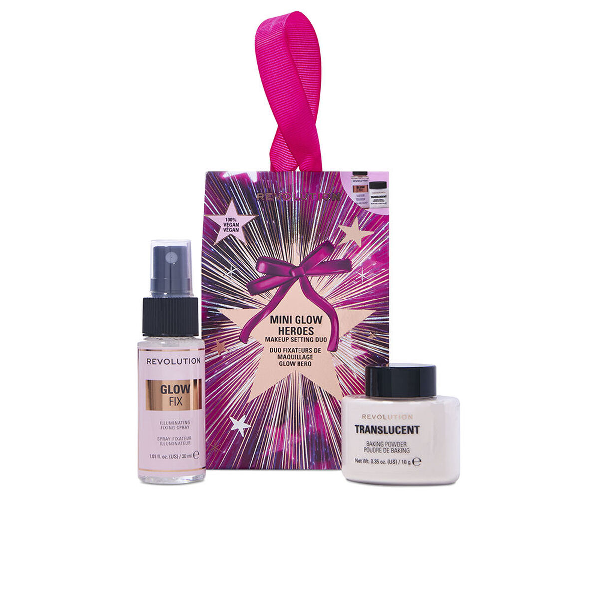 Sminkset Revolution Make Up MINI GLOW HEROES 2 Delar