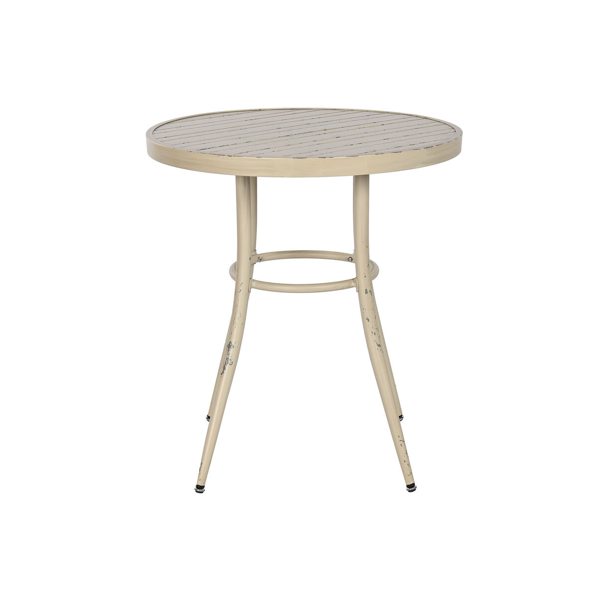 Sidobord Home ESPRIT Vit Aluminium 70 x 70 x 75 cm - 6