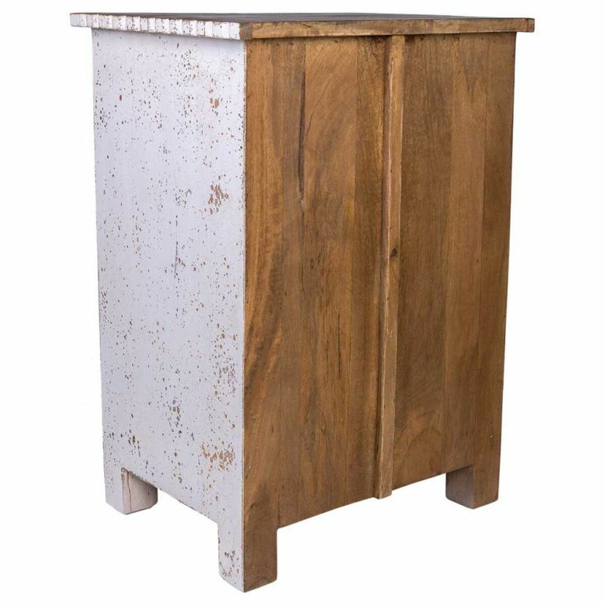Nattduksbord Alexandra House Living Vit Brun 40 x 53 x 73 cm - 4