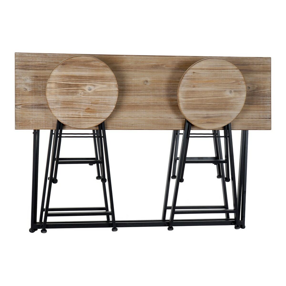 Bordsgrupp med 4 stolar DKD Home Decor 141,5 x 151 x 86,5 cm (5 pcs) - 3