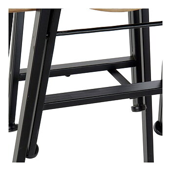 Bordsgrupp med 4 stolar DKD Home Decor 141,5 x 151 x 86,5 cm (5 pcs)