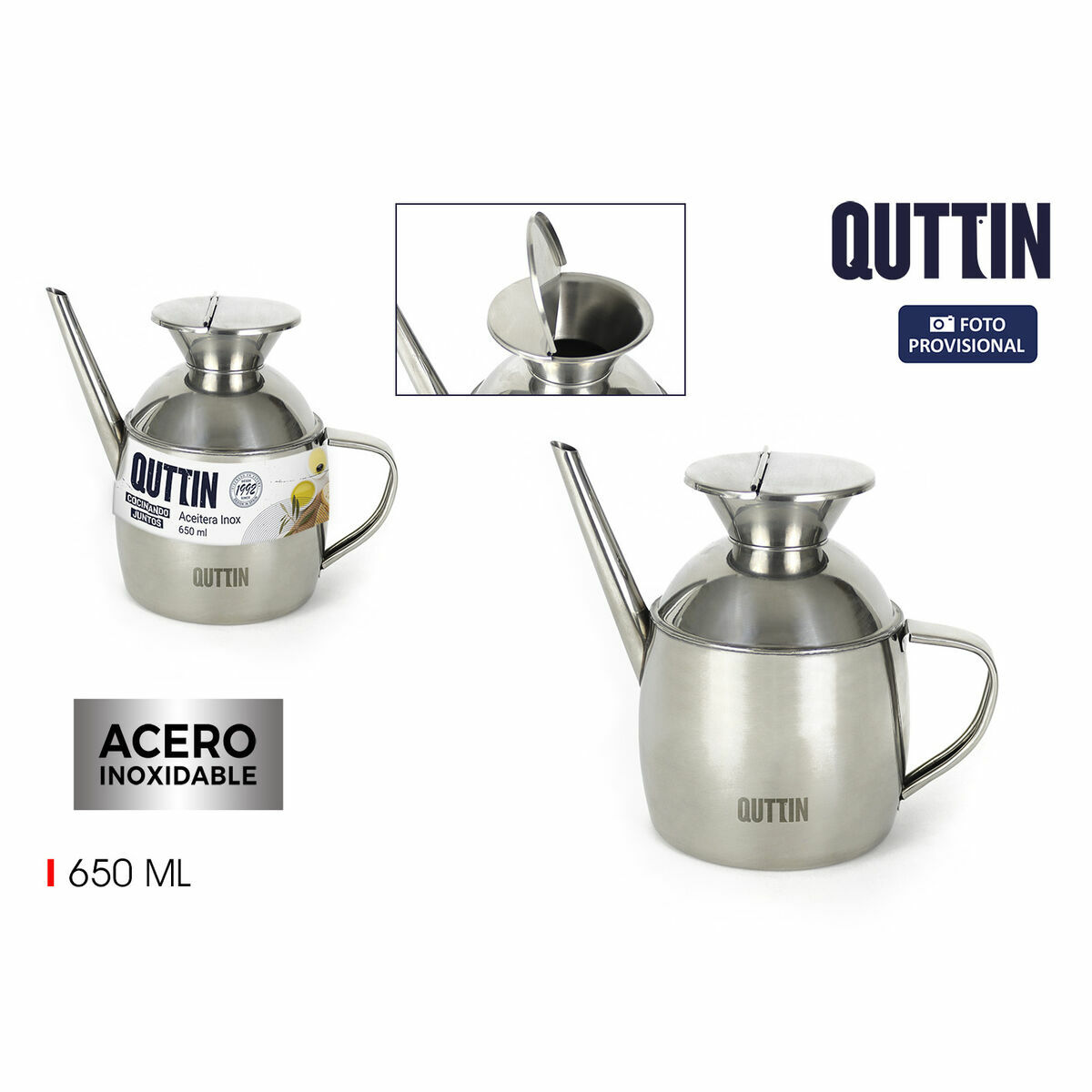 Oljeflaska Quttin 650 ml (12 antal) - 4