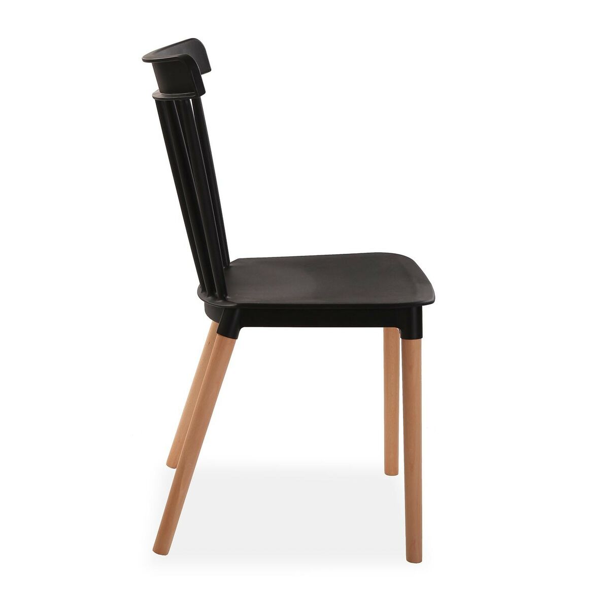 Stol Versa Svart 52,5 x 80 x 43 cm (4 antal) - 3