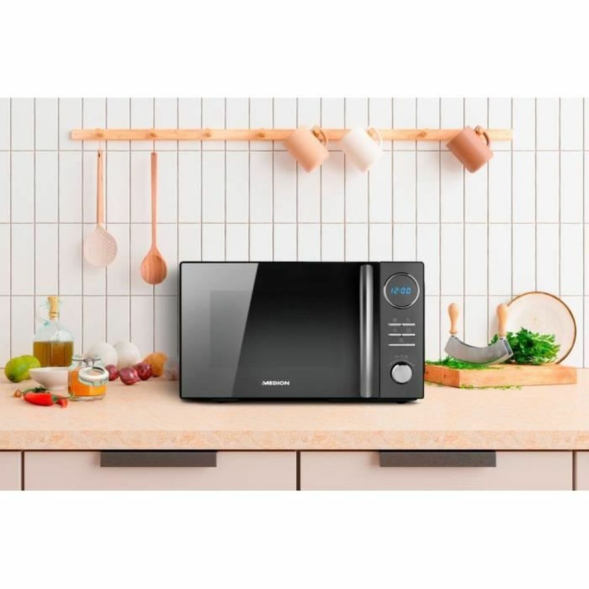 Mikrovågsugnen Me me me Svart 900 W 23 L - 4