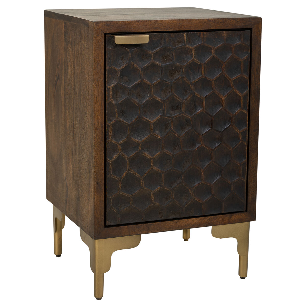 Nattduksbord Alexandra House Living Brun 35 x 60 x 40 cm - 3