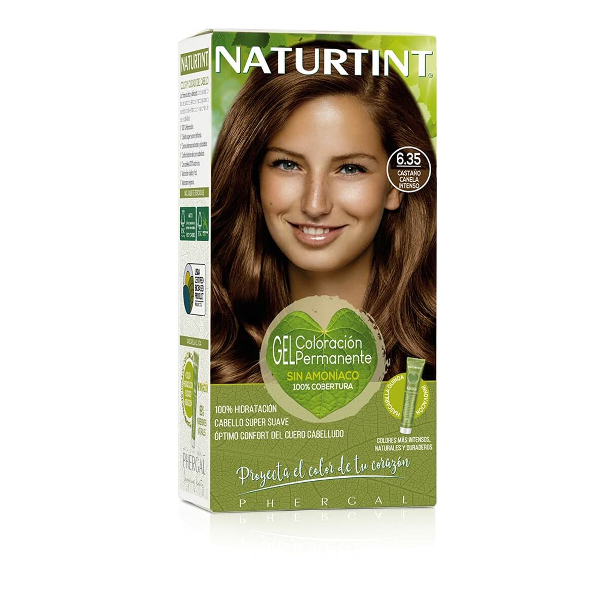Permanent färg Naturtint Naturtint 6.35 castaño canela intenso Nº 6.35 Castano Canela Intenso Nº 6.35-Castano Canela Intenso 170