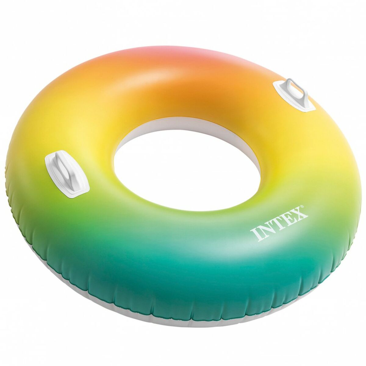 Uppblåsbar poolflotta Intex 58202EP Multicolour Nedbruten Ø 122 cm - 2