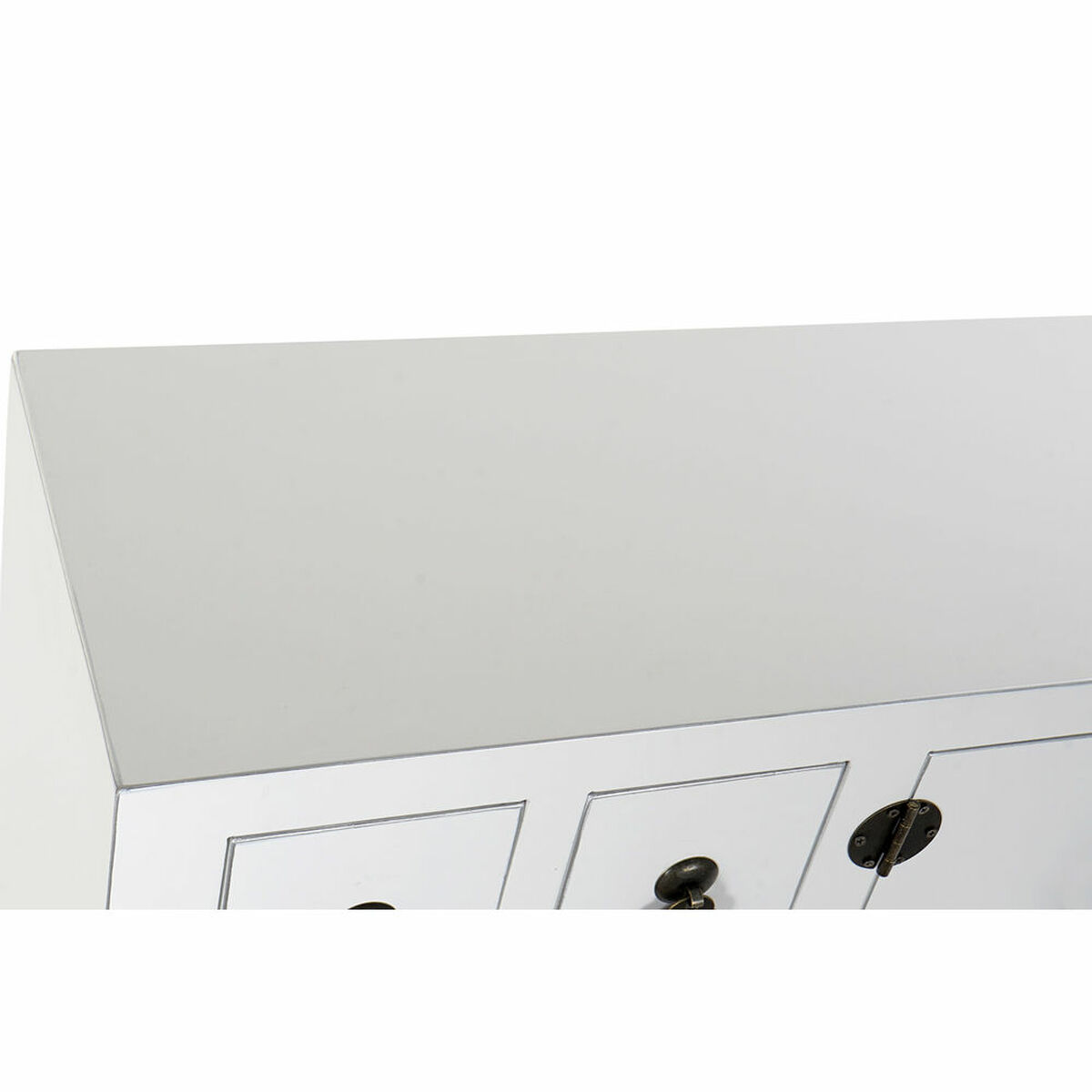 Mottagare DKD Home Decor Vit Silvrig 95 x 24 x 79 cm - 2
