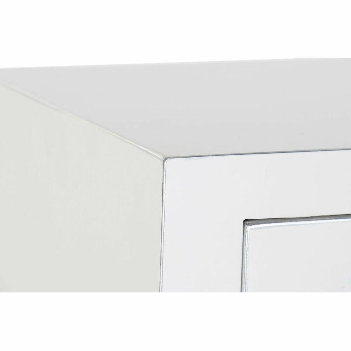 Mottagare DKD Home Decor Vit Silvrig 95 x 24 x 79 cm - 3