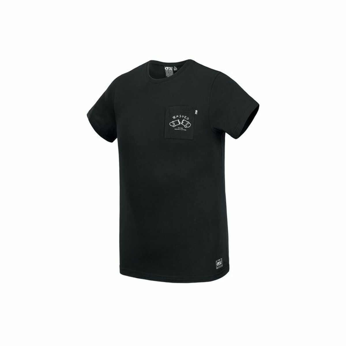 T-shirt med kortärm Herr Picture Waisted Pocket Svart