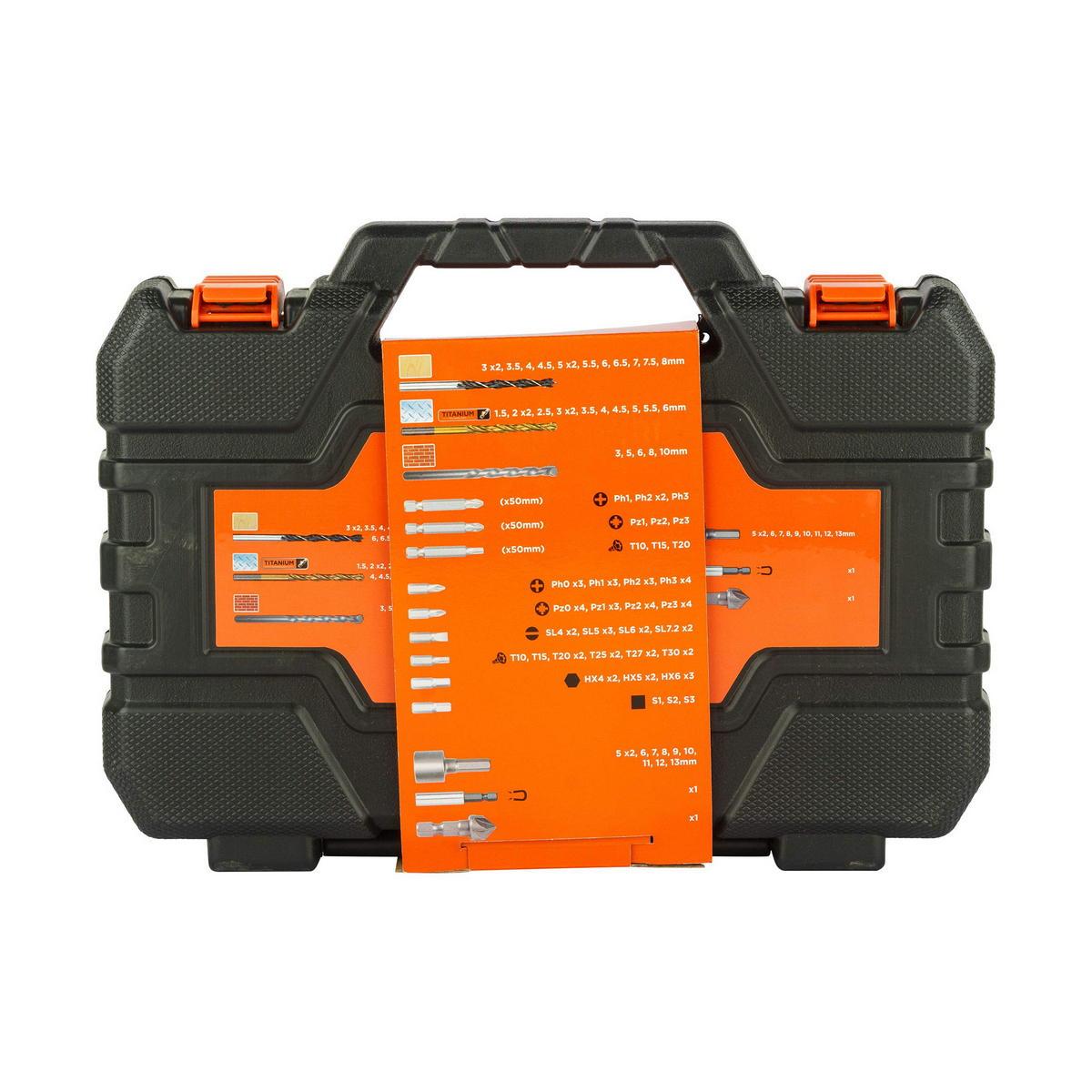 Spolset Black & Decker  a7200-x Portfölj 109 Delar - 10