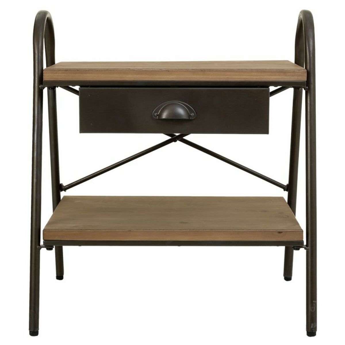Nattduksbord Alexandra House Living Brun 42 x 60 x 52 cm - 2