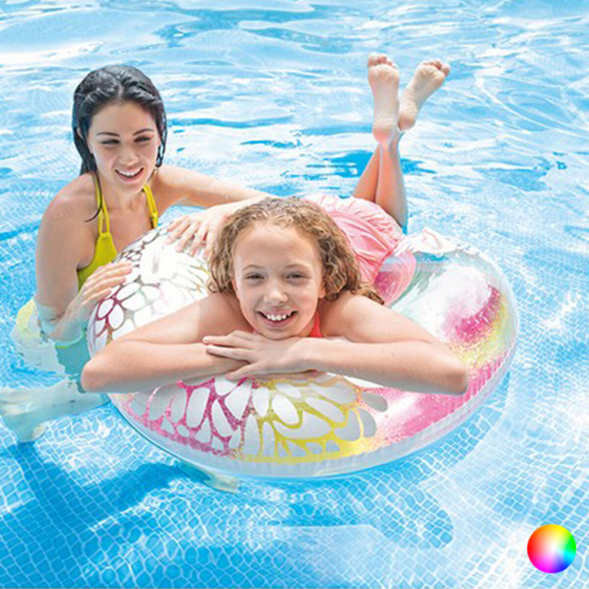 Uppblåsbar poolflotta Intex 97 cm - 2
