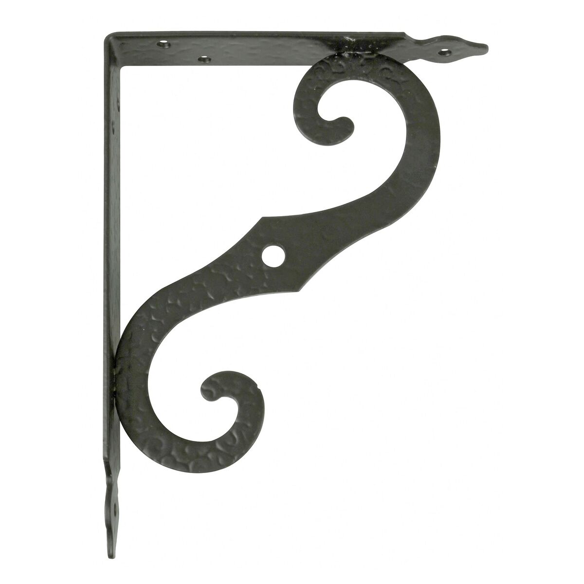 Vägghållare AMIG 2-10 203 Hyllor Svart Stål (25 x 19 cm)