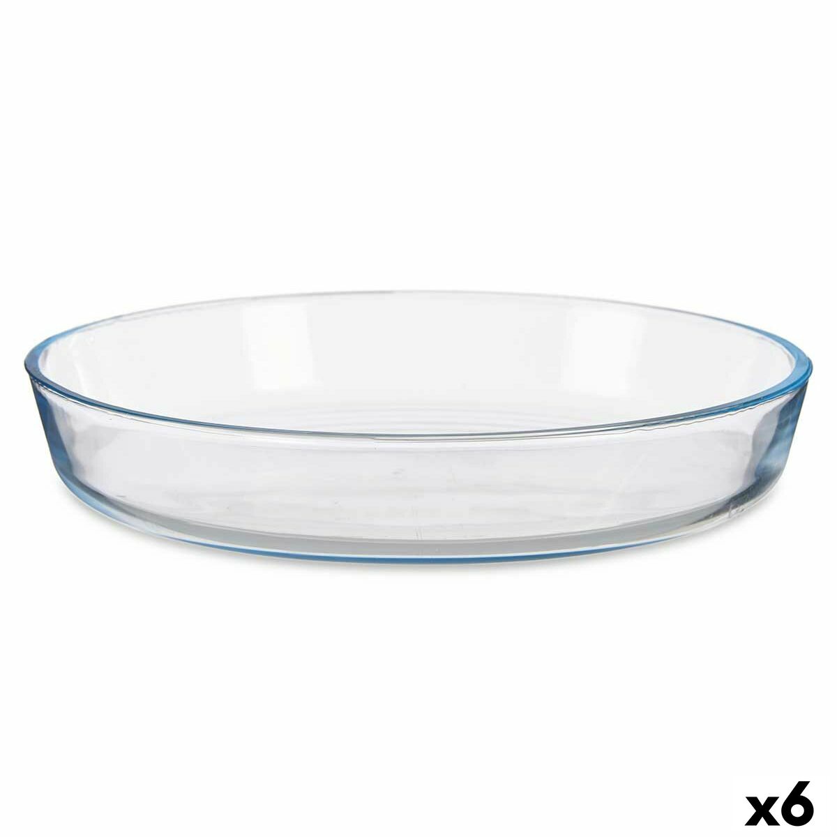 Ugnsplåt Transparent Borosilikatglas 25,5 x 4,5 x 25,5 cm (6 antal) - 3