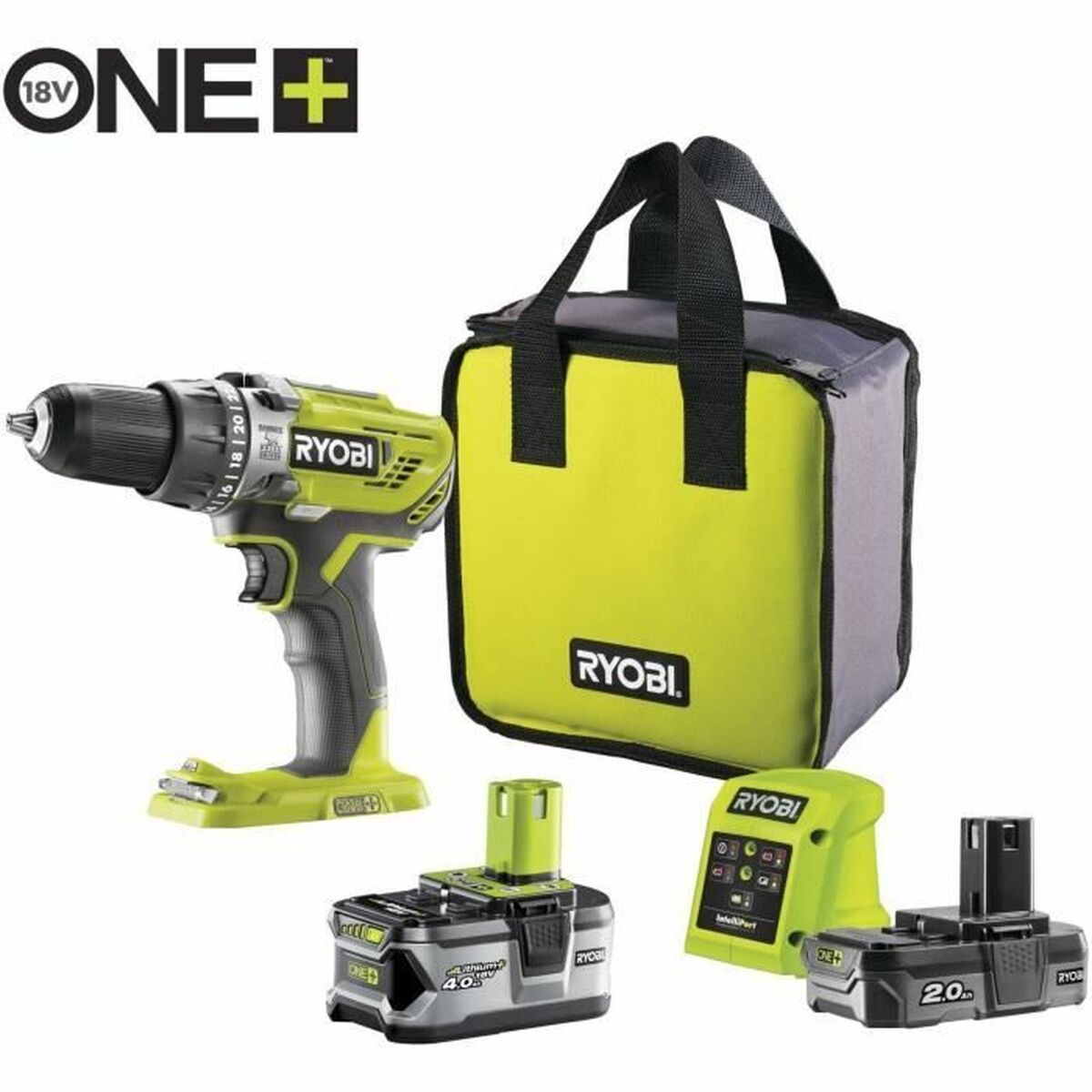 Borr/skruvdragare Ryobi ONE+ R18PD3-242S 18 V - 3