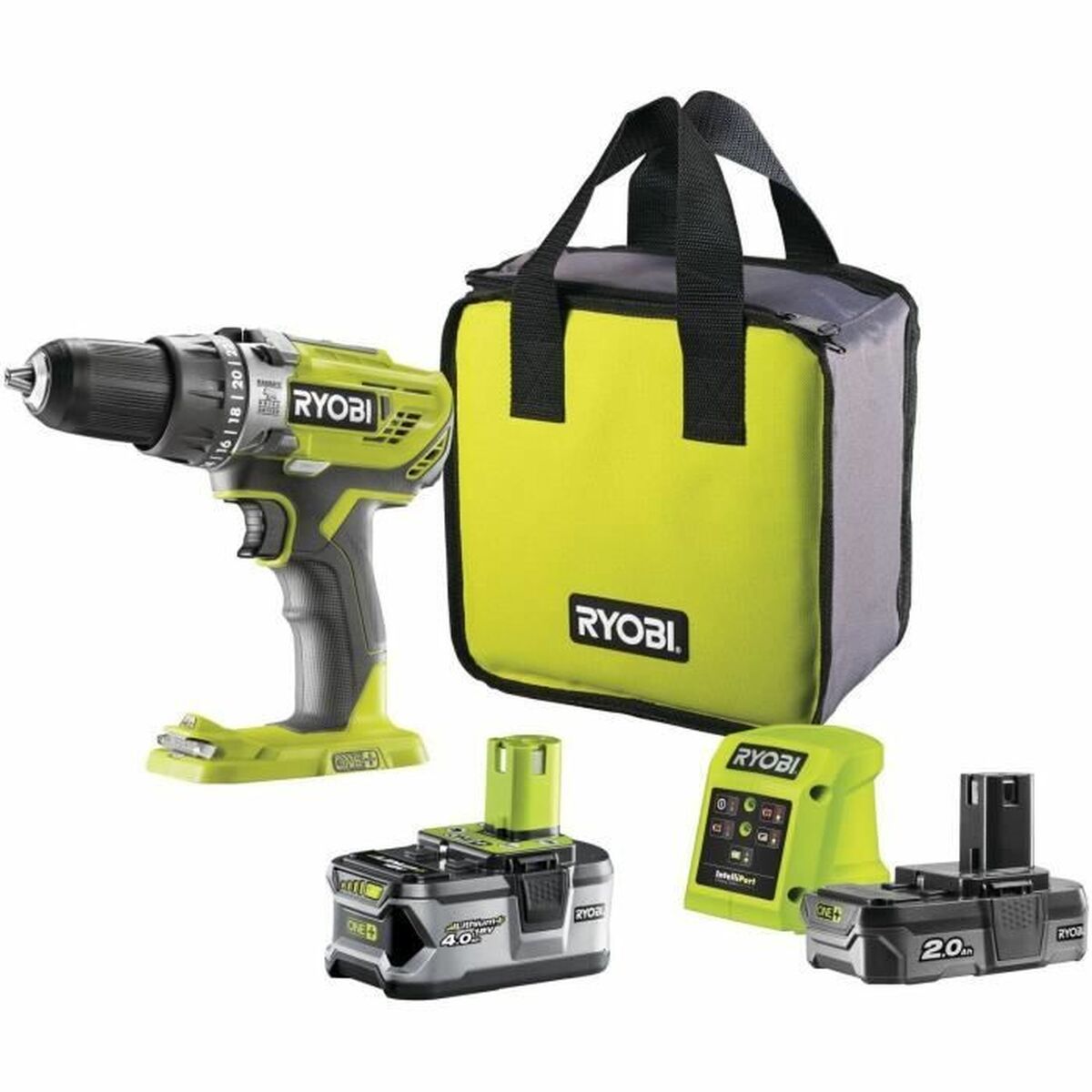 Borr/skruvdragare Ryobi ONE+ R18PD3-242S 18 V