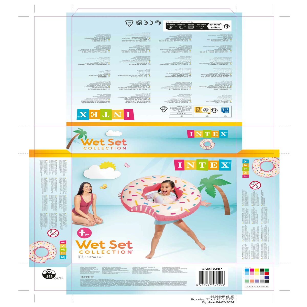 Badring Donut Intex 107 x 99 x 23 cm - 7