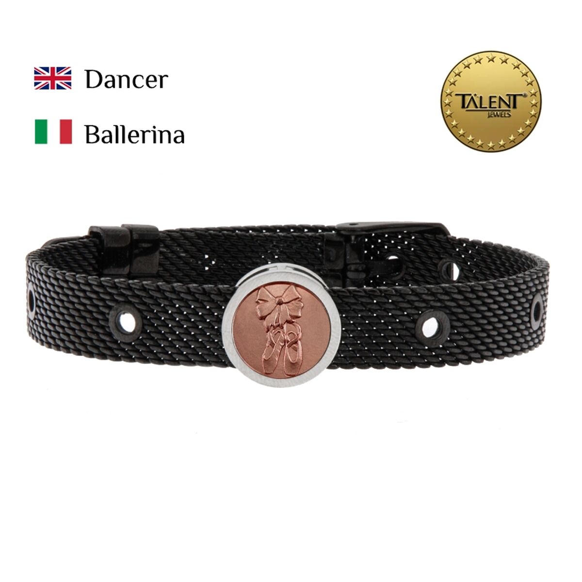 Unisexarmband Dancer Talent Jewels TJA-3-02-02-2-235 Svart - 2
