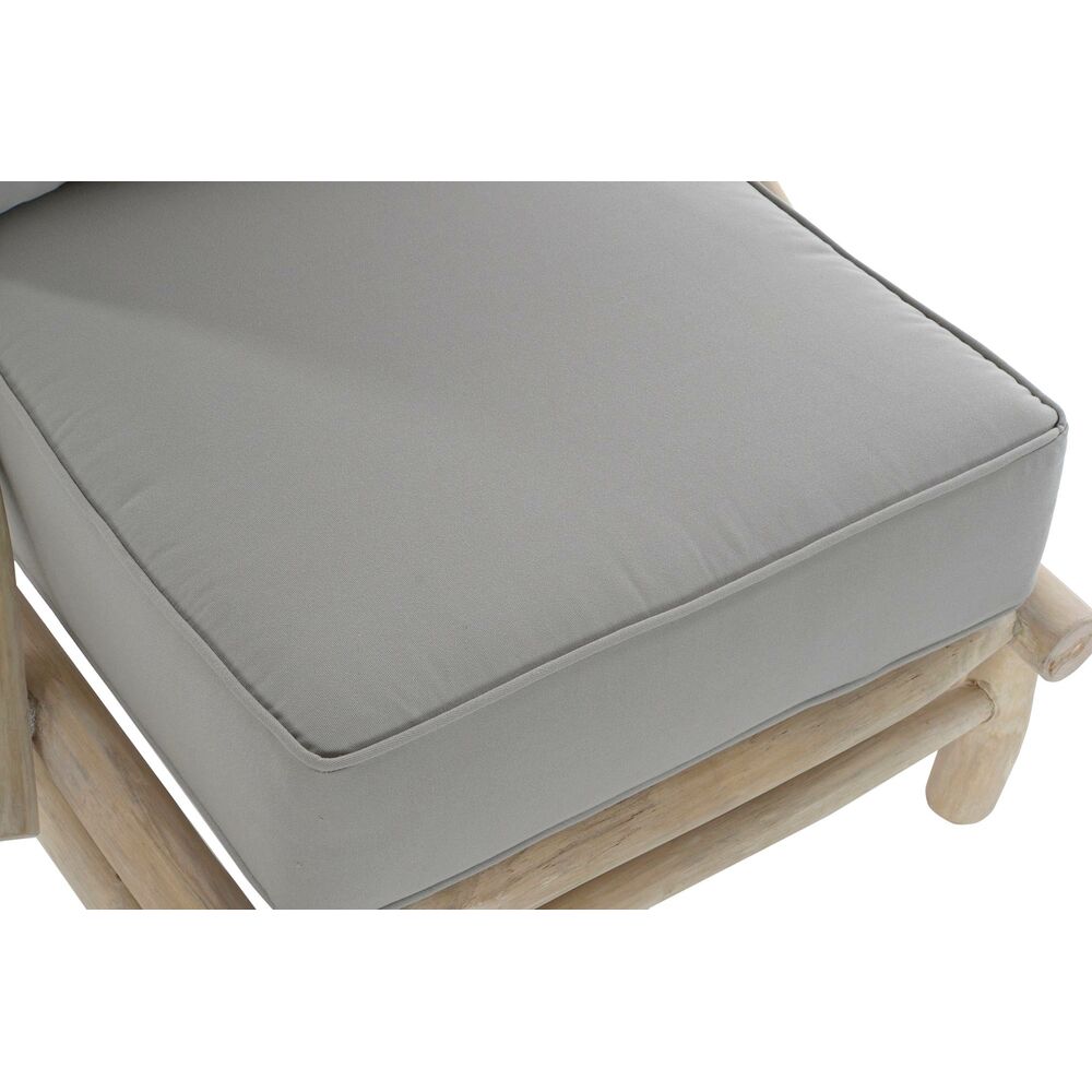 Trädgårdssoffa DKD Home Decor Naturell Ljusgrå 82 x 80 x 73 cm - 7