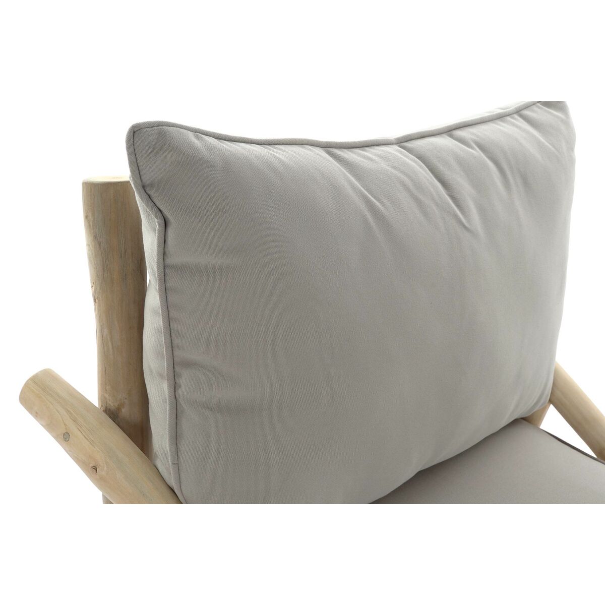 Trädgårdssoffa DKD Home Decor Naturell Ljusgrå 82 x 80 x 73 cm - 6