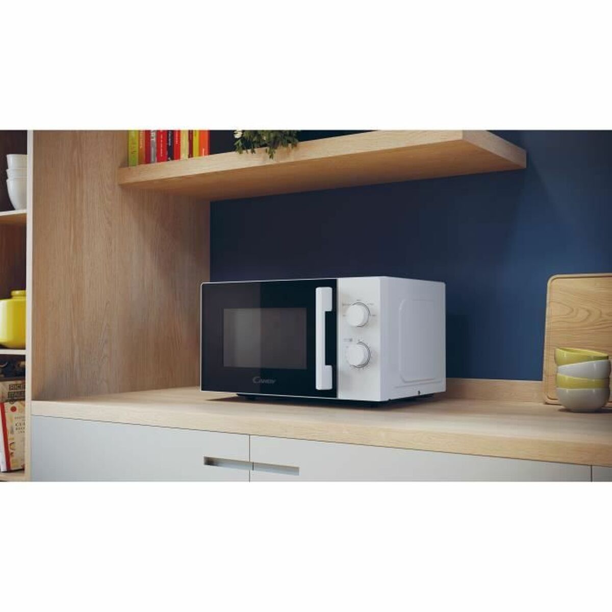 Mikrovågsugnen Candy 38001015 Vit Svart 700 W 20 L - 4