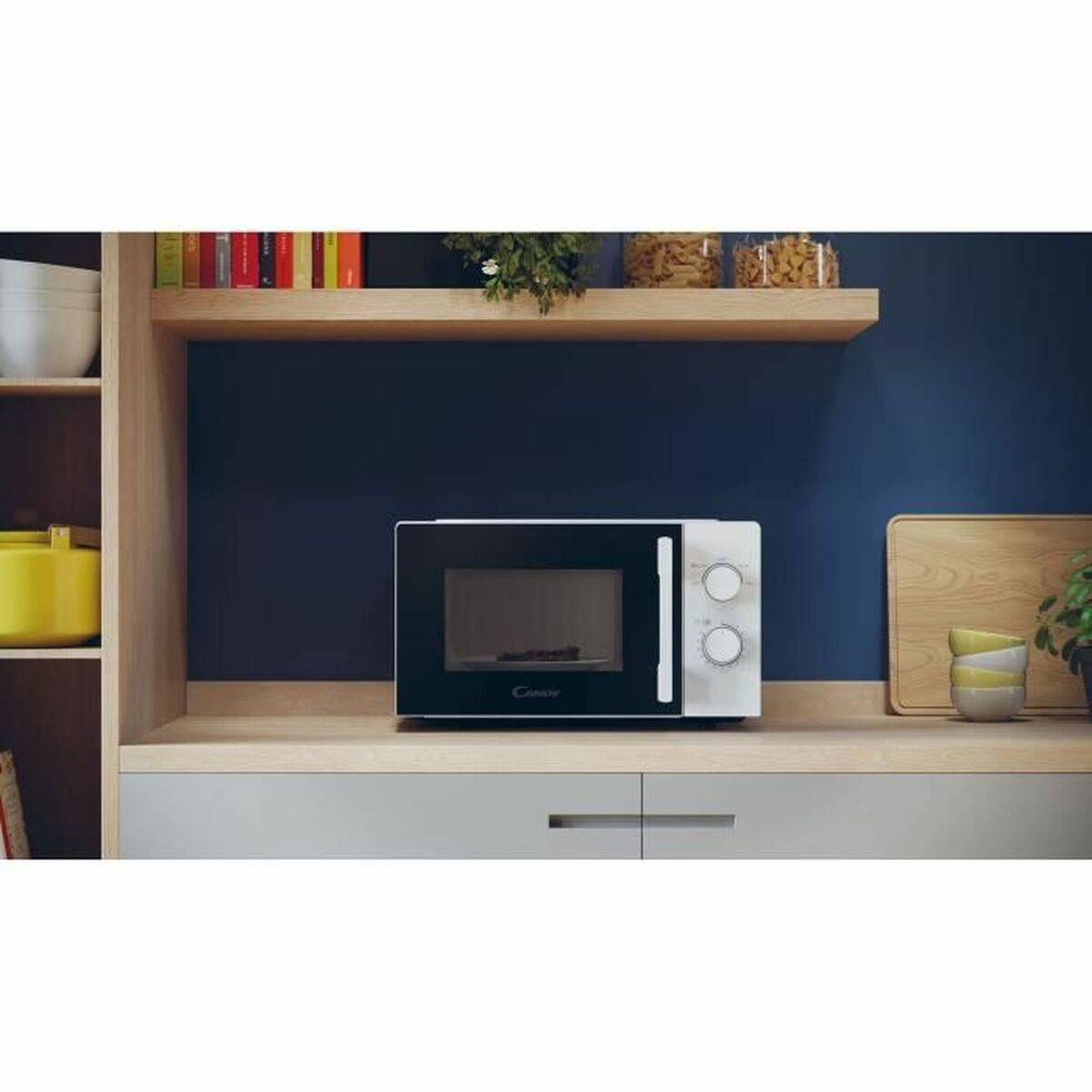 Mikrovågsugnen Candy 38001015 Vit Svart 700 W 20 L - 6