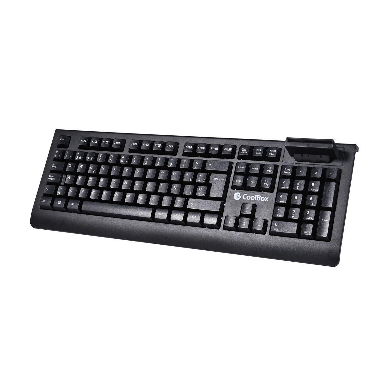 Tangentbord CoolBox COO-TEC04DNI Svart Qwerty Spanska - 3