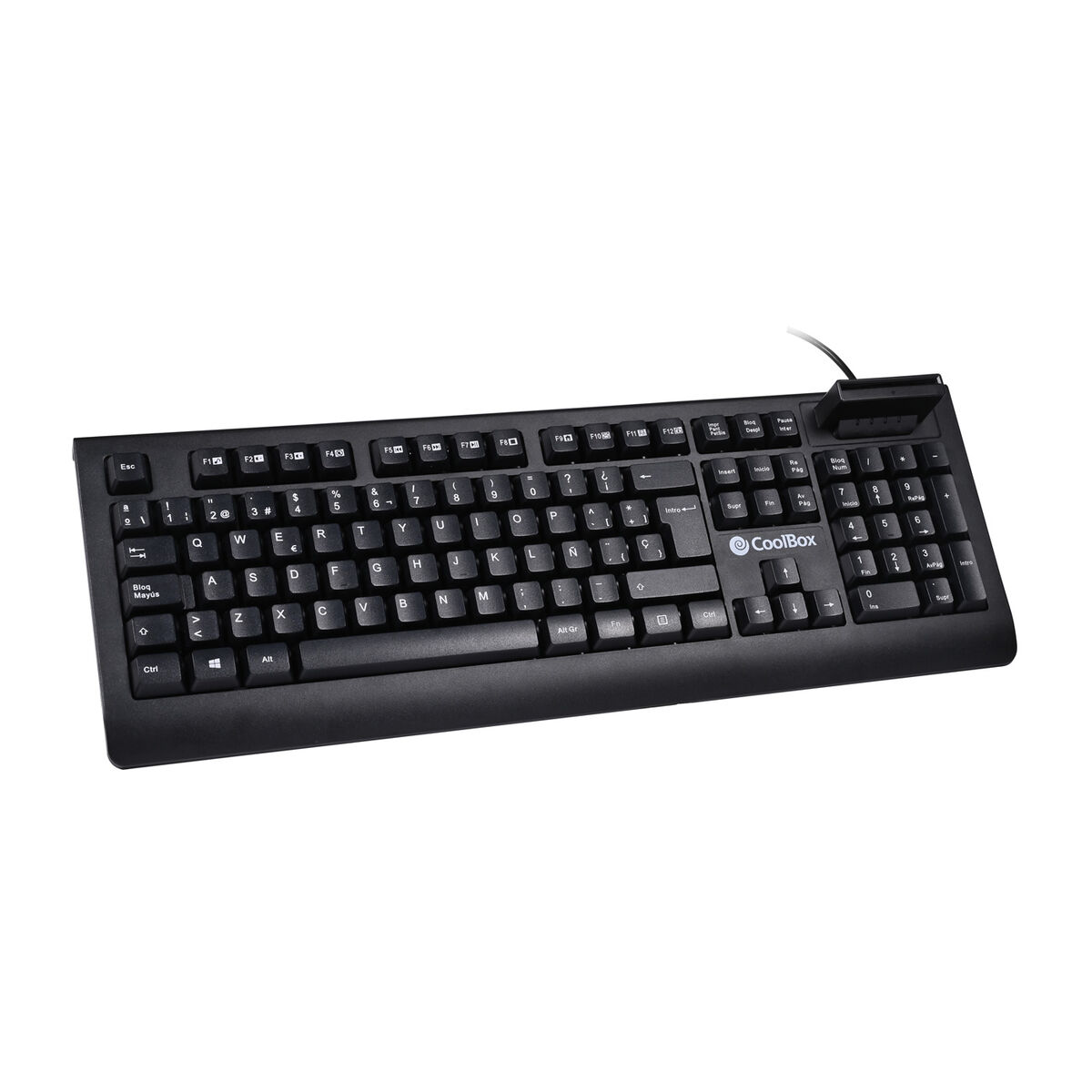 Tangentbord CoolBox COO-TEC04DNI Svart Qwerty Spanska - 2