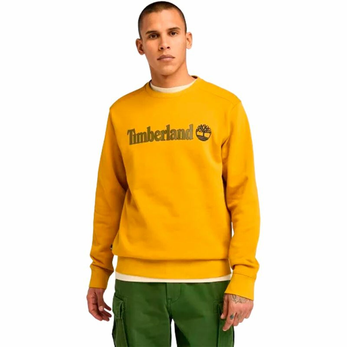 Tröja utan huva Herr Timberland Kennebec River Linear Logo Crew