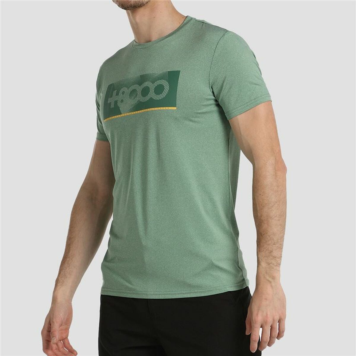 T-shirt med kortärm Herr +8000 Blå - 4